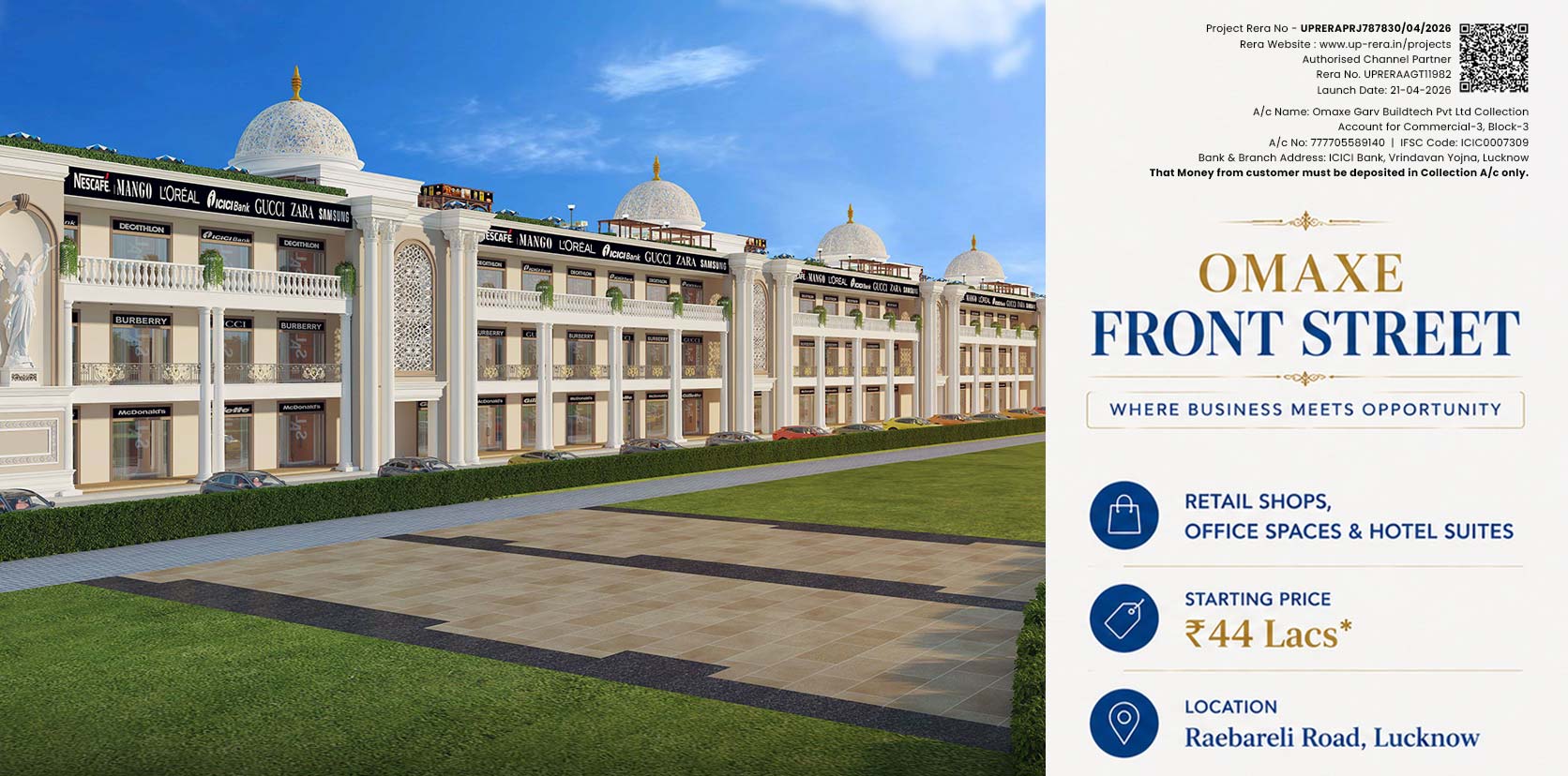 Omaxe Front Street Lucknow